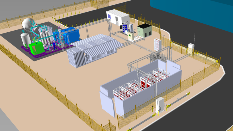 Stage 2 Preliminary design of the hydrogen process plant to be constructed at KETH